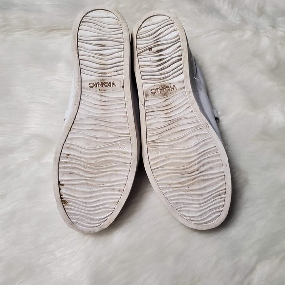 White Vionic Splendid Bobbi 3 Strap Sneakers, 10 - Picture 7 of 7